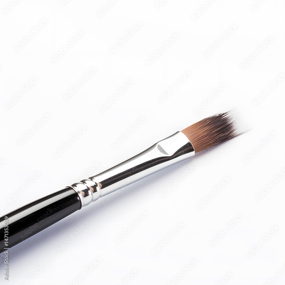 Flat paintbrush with white background. Flat paintbrush with white background.