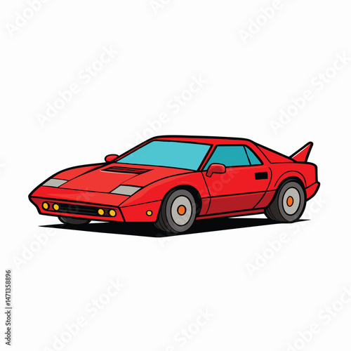 red sports car