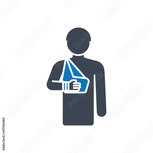 Arm Sling Injury Icon