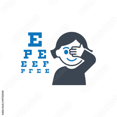Eye Examination Test Icon