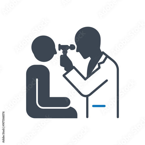 Medical Ear Examination Icon