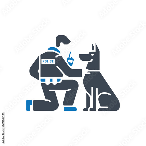 Police K9 Unit Icon