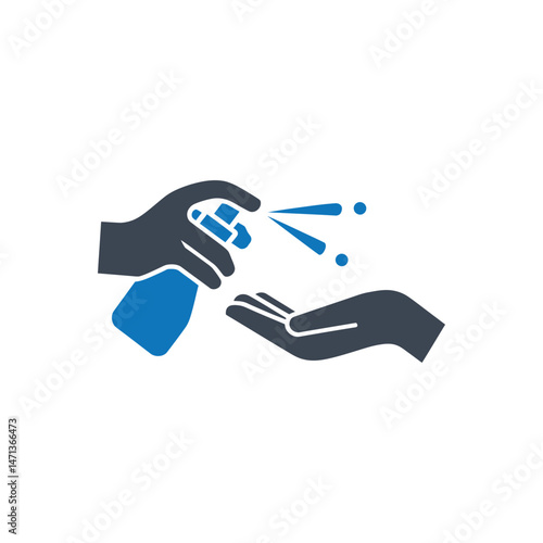 Hand Sanitizer Spray Icon