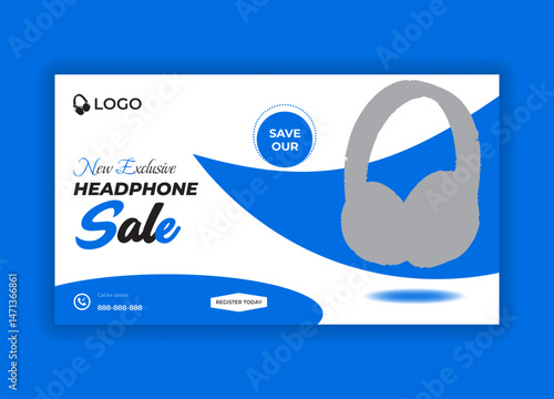 Black friday clearance sale web banner design