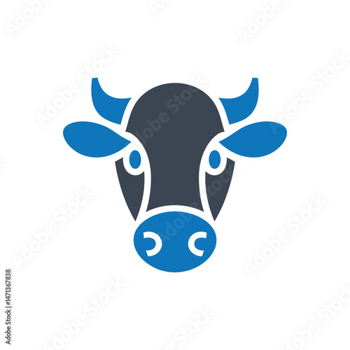 Cattle Farming Business Icon