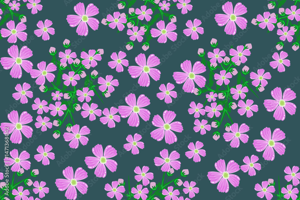 Obraz premium seamless floral pattern