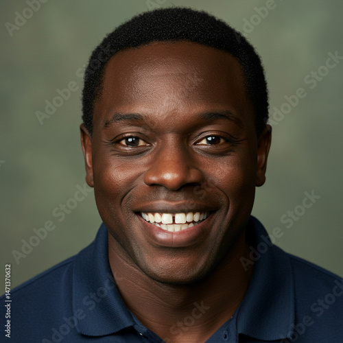 Black Man Smiling with Tooth Gap – Diastema