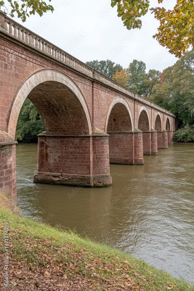 Fototapeta premium old bridge over the river