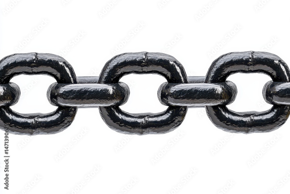 Obraz premium Heavy-duty chain links