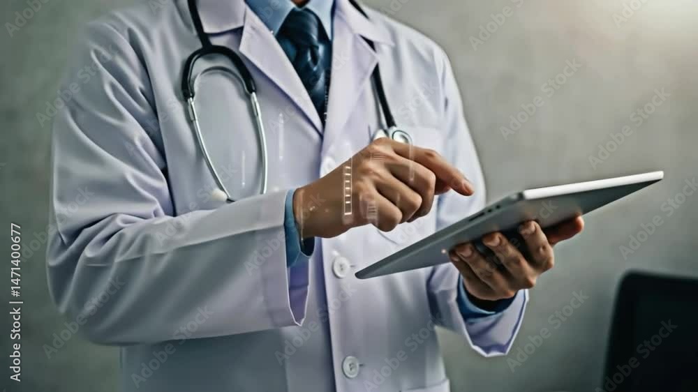 Doctor Writing Prescription on Clipboard with Stethoscope in Clinic Doctor Writing Prescription on Clipboard with Stethoscope in Clinic