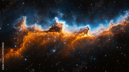 The Celestial Canvas A Cosmic Symphony of Light and Color Unveiling the Universe's Beauty Through Space Dust and Stardust