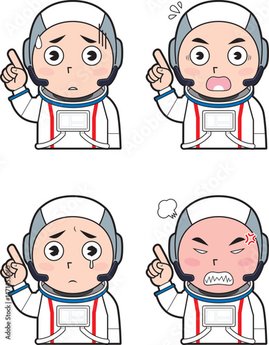 男性宇宙飛行士③