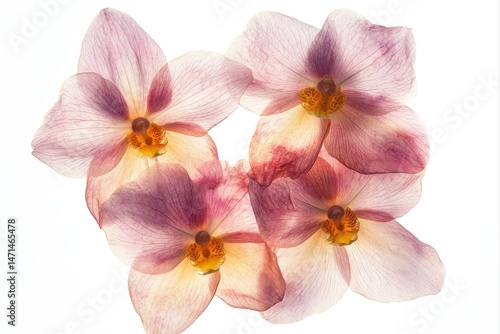 Wallpaper Mural Floral arrangement with pink orchids for decoration and botanical studies Torontodigital.ca