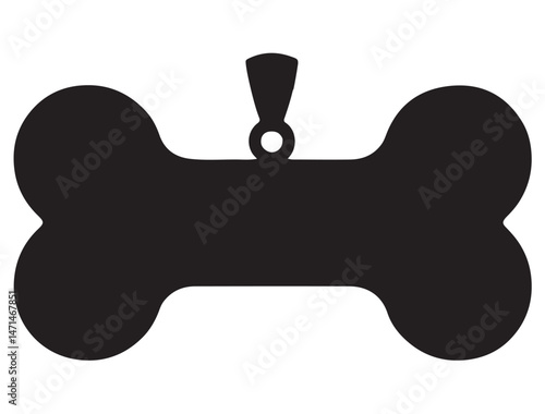  DOG BONE LOCKET SILHOUETTE
