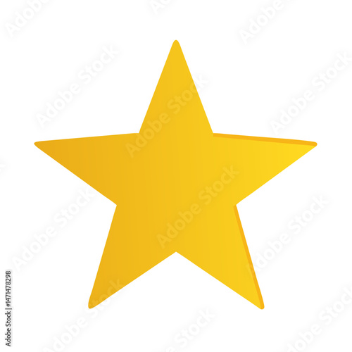 Shining Star Illuminating the Night Sky, Symbolizing Hope and Dreams