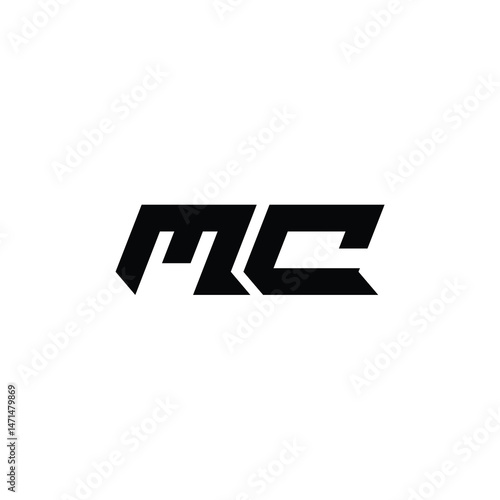Free Download MC monogram logo design letter text name symbol monochrome logotype alphabet character simple logo - GFXLoad