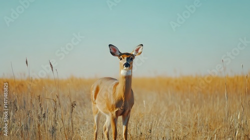 Obraz na płótnie Close-up portrait of deer
w salonie