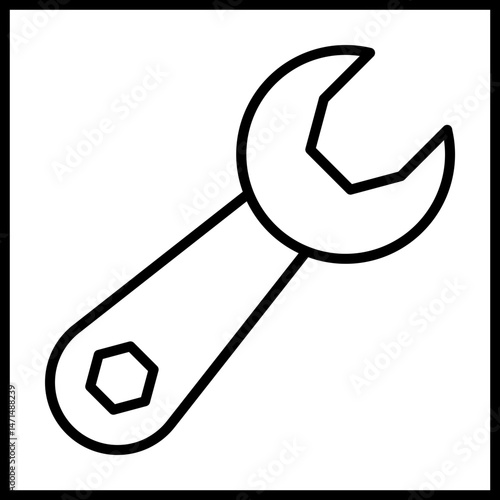 Wrench icon design