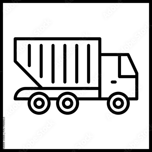 Dump Truck icon design