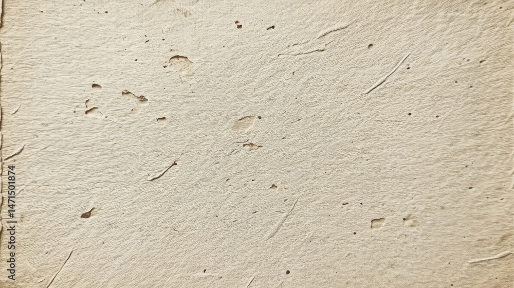 Textured Beige Paper Background: A high-resolution image showcasing a distressed, off-white paper surface with subtle scratches and holes, ideal for vintage or rustic design projects. : Generative AI Textured Beige Paper Background: A high-resolution image showcasing a distressed, off-white paper surface with subtle scratches and holes, ideal for vintage or rustic design projects. : Generative AI