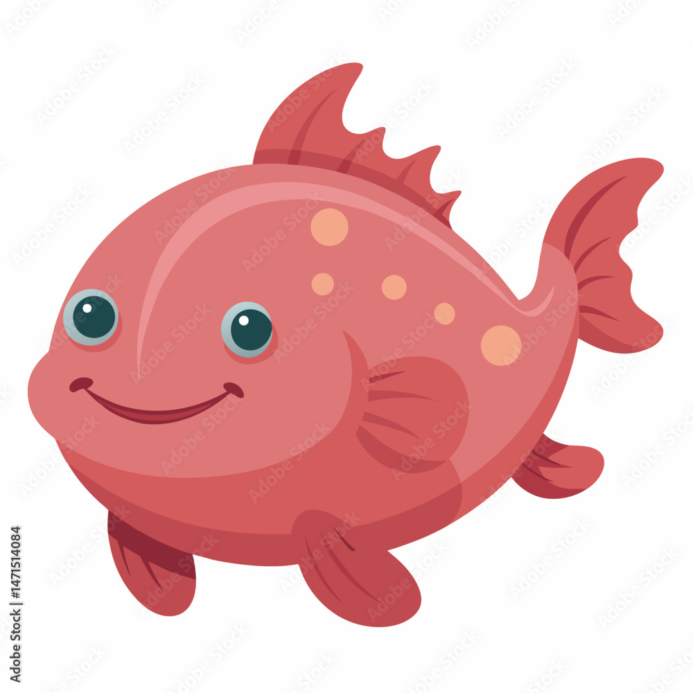 Blobfish Vector on White Background Blobfish Vector on White Background