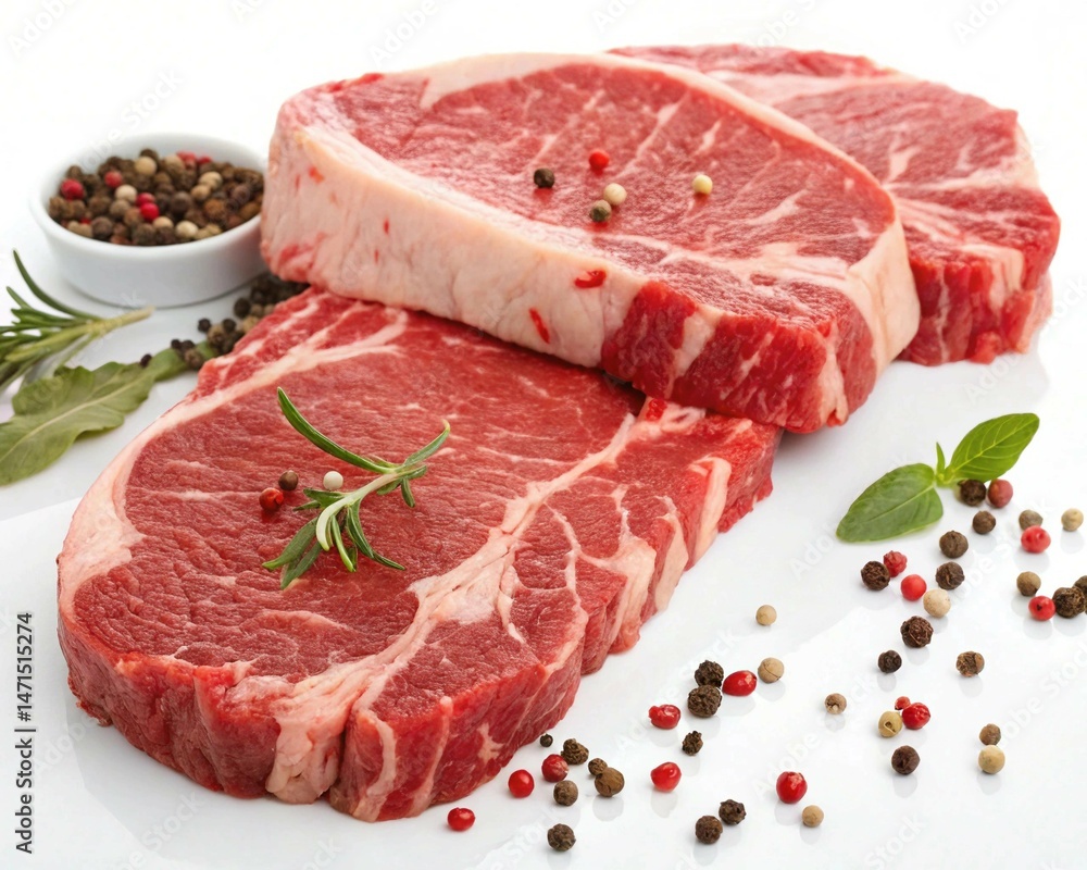 Obraz premium raw beef steak