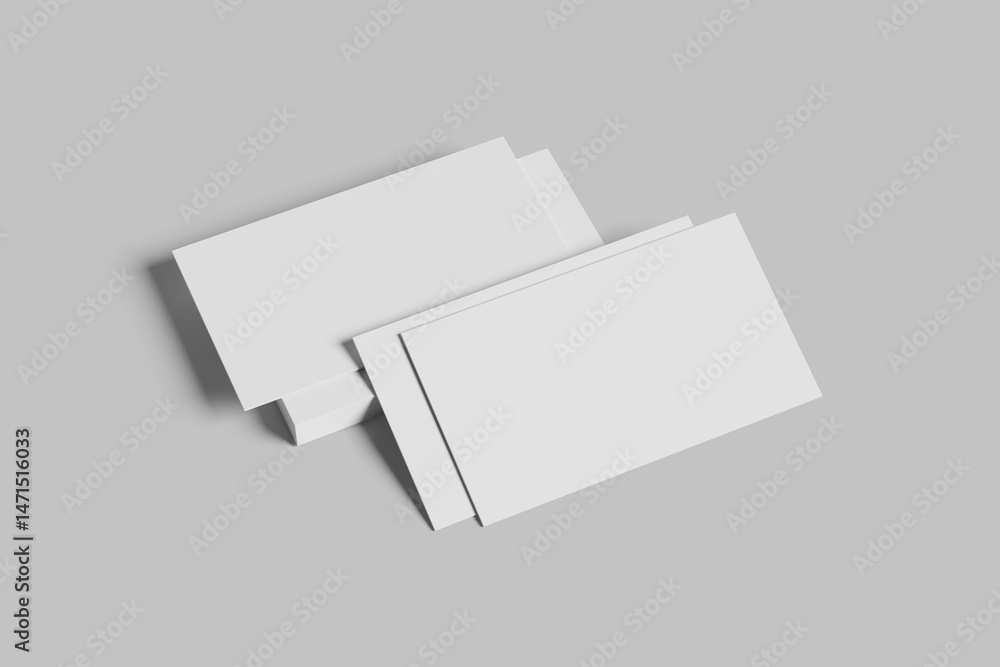 Business card blank on gray background Business card blank on gray background