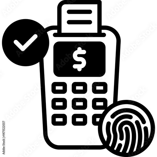 Biometric Pay mixed icon