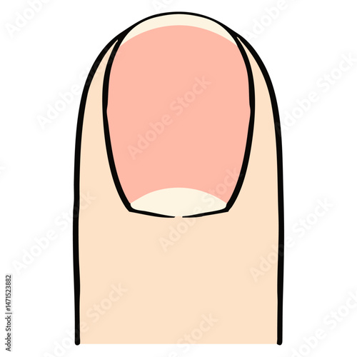 手書き_爪_ベクター素材_004