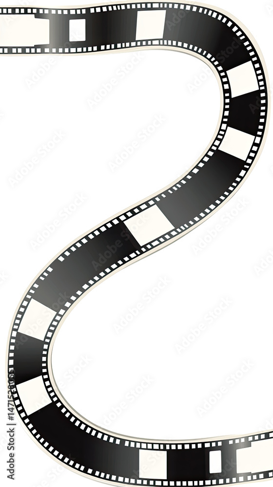 Fototapeta premium Film Strip, Winding Path