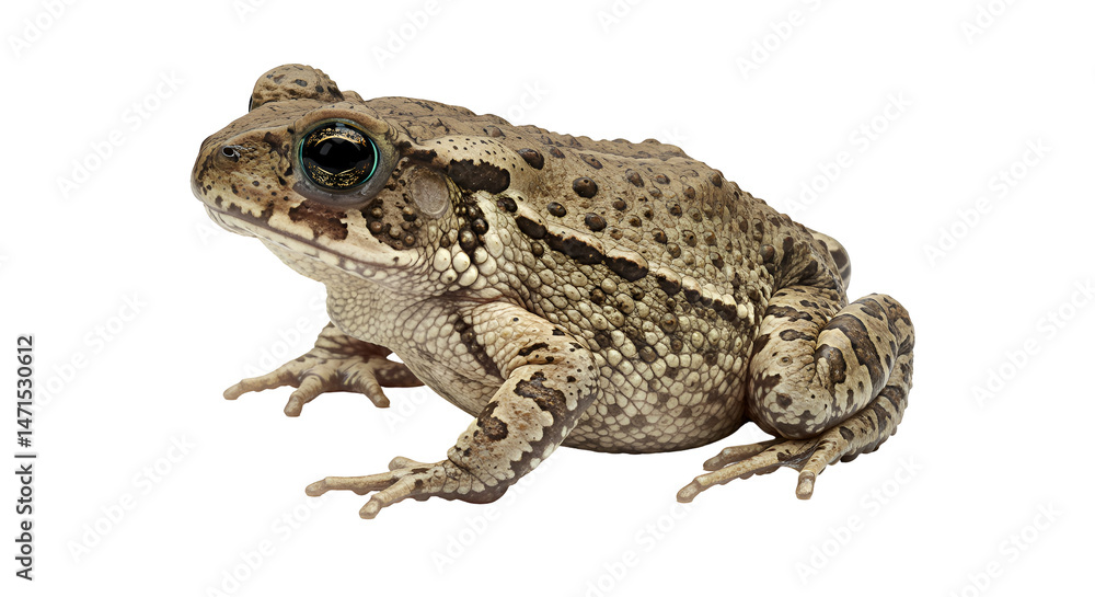 Fototapeta premium Eastern Narrow-Mouthed Toad in Leaf Litter