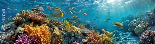 Wallpaper Mural The crystalclear ocean reveals a vibrant underwater world Torontodigital.ca