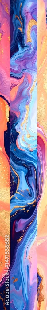 Fototapeta premium Abstract Fluid Art Background