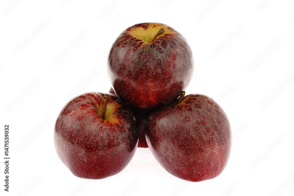 Fototapeta premium 真っ赤なりんご プリンスアップル ニュージーランド産