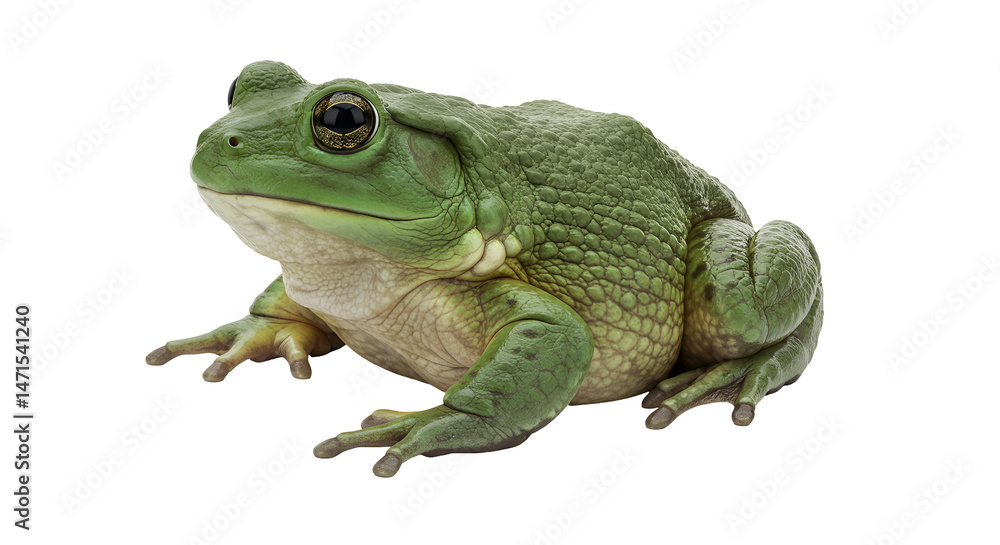 Obraz premium Goliath Frog in Rainforest Stream