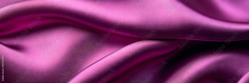 Obraz premium Draped Purple Satin Fabric Texture