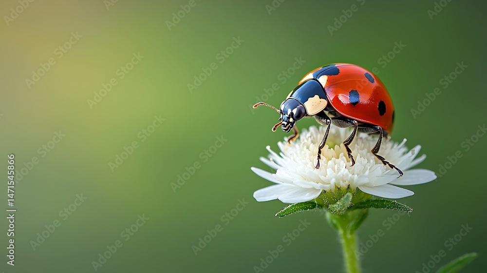 Obraz premium Ladybug on a flower