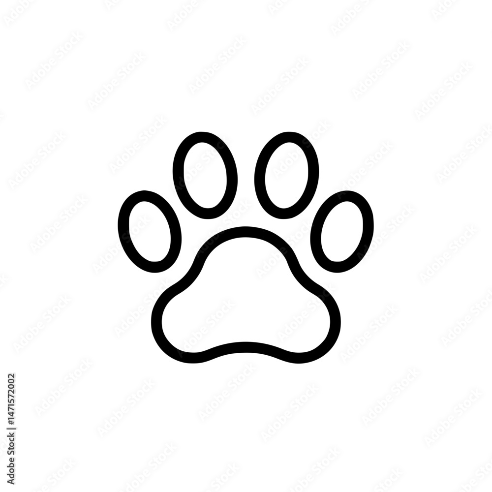 paw print icon paw print icon