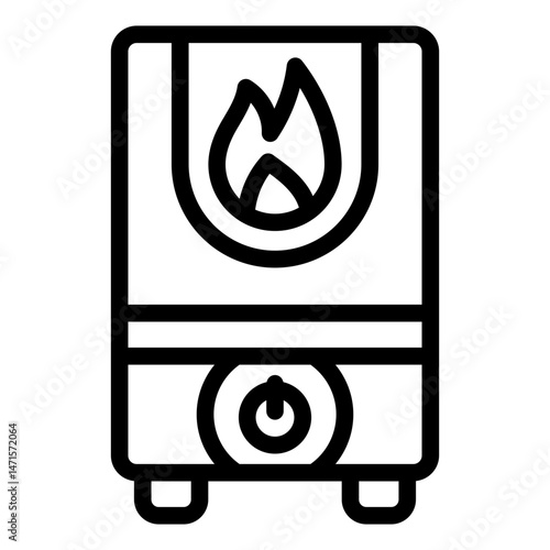electric heater icon
