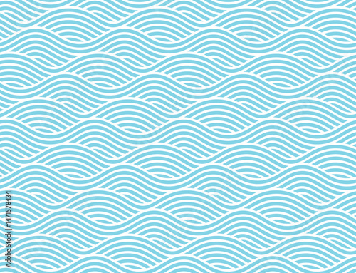 Abstract background with seamless wave pattern