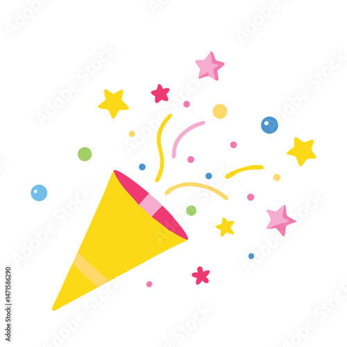 confetti party popper icon