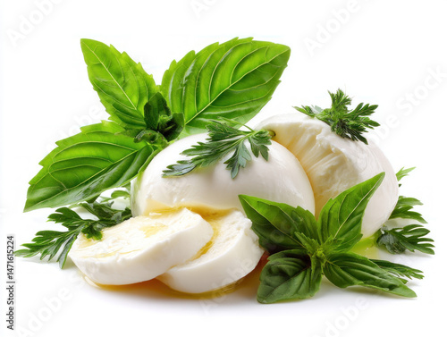 An isolated piece of fresh ...