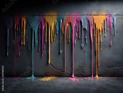 Artistic scene of colorful ...