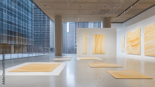 Fototapeta Naklejka Na Ścianę i Meble -  光と空間の共鳴