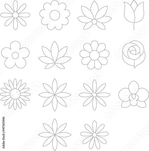 flower silhouette