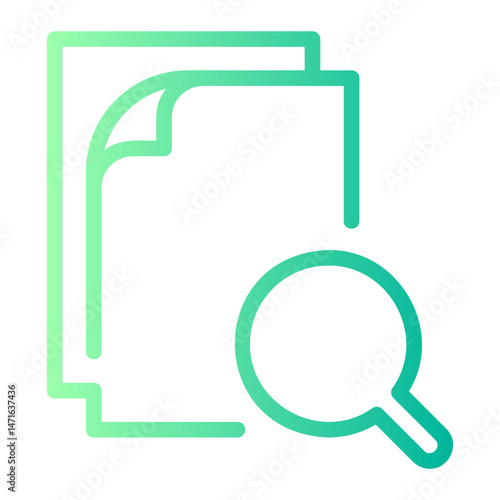 inspection gradient icon