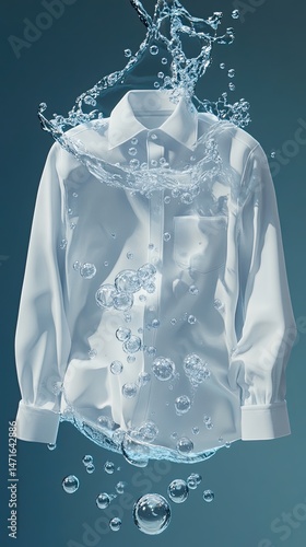 Shirt Cleaned with Water.