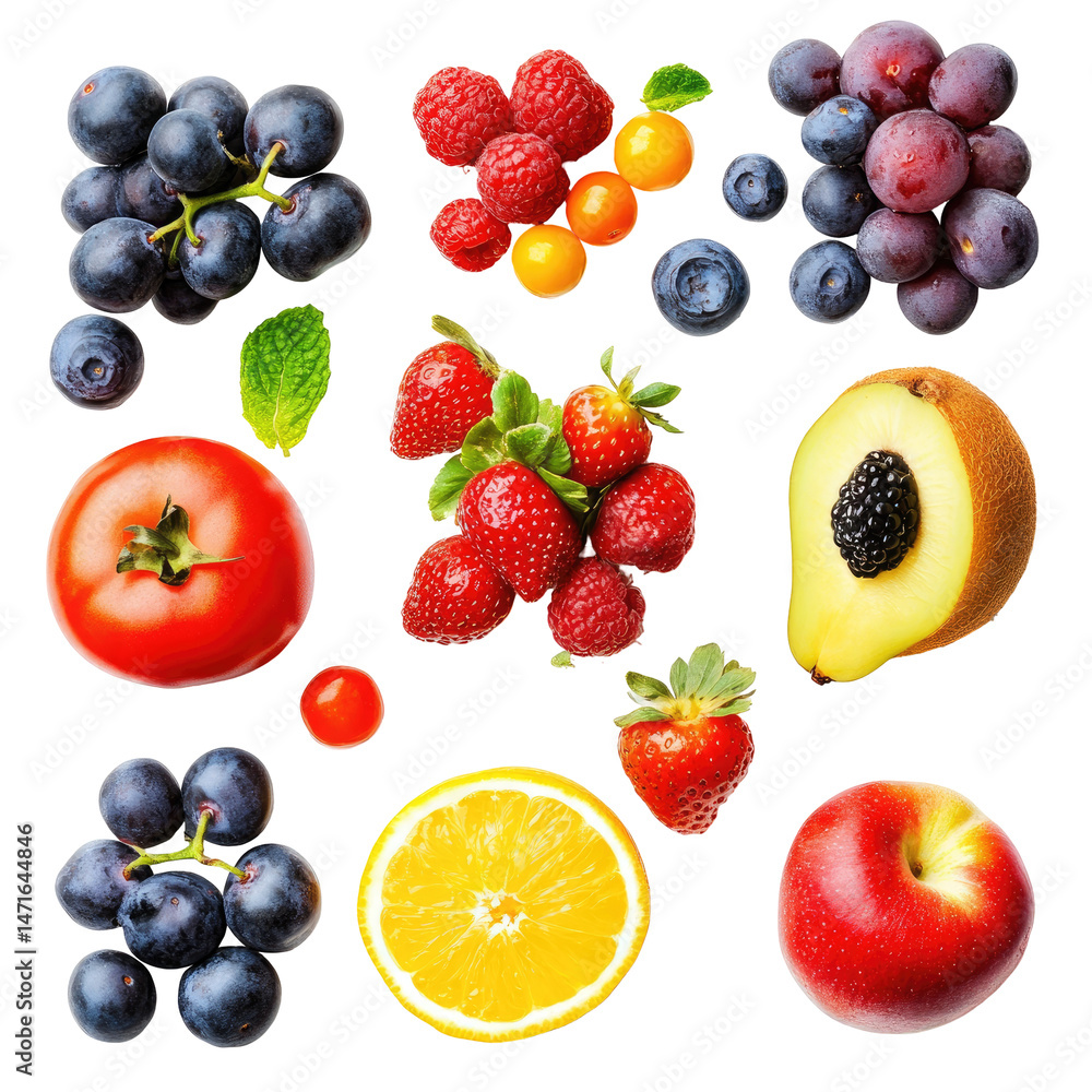 Assortment of fresh fruits Assortment of fresh fruits