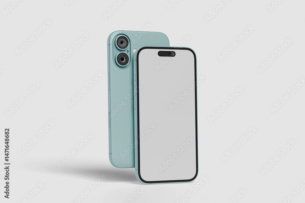 Blank smartphone mockup Blank smartphone mockup