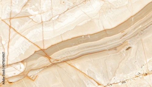 Veins of warm ochre and ivory stripe through textured rock, creating a natural, earthy pattern ideal for backgrounds or abstract designs.
